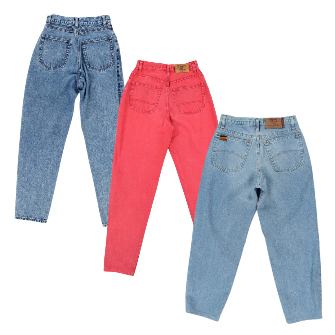 50x WOMEN'S HIGH WAISTED JEANS
